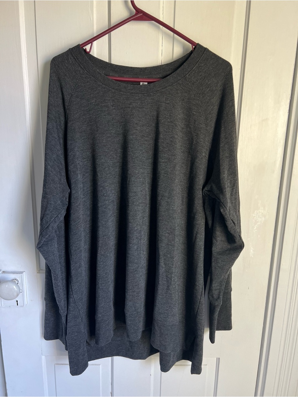 RBX Women’s Charcoal Gray Lightweight Pullover Sweatshirt size 2XL